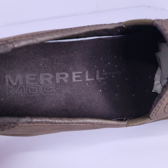 Merrell Primo Moc II Coffee Brown Nubuck Leather Womens Slip-On Comfort Size 7.5 - Picture 11 of 15